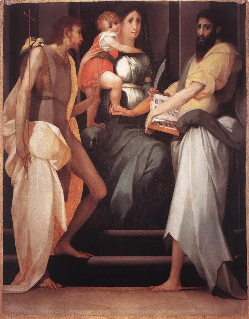 Madonna in trono tra due santi - Museo Diocesana, Volterra
